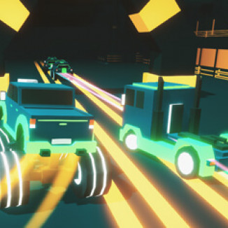 2 Player Dark Racing